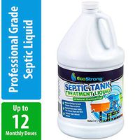 Septic Tank Treatment Liquid | Enzyme Rapid Action Breaks Down Grease, Paper, Organic Solids | Controls Drain & Septic Odors - Eco Safe Sewage Backup Prevention: 1 Gallon