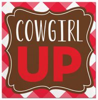 Slant 40 Cocktail Napkins - Cowgirl Up
