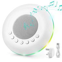 LQ-RLL White Noise Machine, 20 Soothing Natural Sound Treatment Baby Adult Insomnia Sleep aid Relaxation Timer Memory Function Headphone Jack