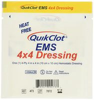 QuickClot EMS 4 x 4 Dressing, 3 Count