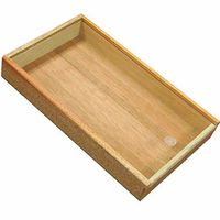 Prestige Import Group - Promotional 5 Cigar Wooden Storage Box w/Sliding Top - 1 Piece