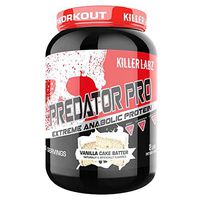 Killer Labz Predator Pro Weight Gainer Protein Powder, Premium Whey Protein Isolate and Concentrate Blend for Mass Gains, Vanilla Cake Batter, 2 Pounds, 25 Servings