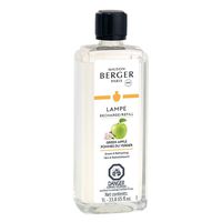 Green Apple | Lampe Berger Fragrance Refill for Home Fragrance Oil Diffuser | Purifying and perfuming Your Home | 33.8 Fluid Ounces - 1 Liter | Made in France