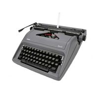 Royal Epoch Classic Portable Manual Typewriter - Gray (Renewed)