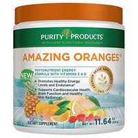 Amazing Oranges Powder 30 day supply | Power Packed w/Vitamin C, Vitamin D, Calcium, Magnesium, Potassium, Fiber, Electrolytes & Bio Flavonoids from Purity Products