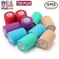 TSSPLUS Adhesive Bandage Elastic,Waterproof Vet Horse Self Adhesive Cohesive Wrap Bandage Rap Tape Elastic Stick (4inch*3Ft)