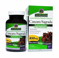 Nature's Answer Cascara Sagrada Bark Vegetarian Capsules, 90-Count