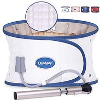LEAMAI Decompression Back Belt Back Brace Back Pain Lower Lumbar Support Size S,L,XL(25"-55") Four Colors for Men&Women.XL