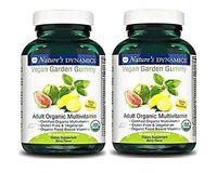 Natures Dynamics Vegan Garden Gummy Adult Organic Multivitamin, 60 Count (2 Pack)