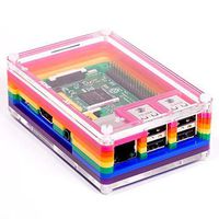 PIMORONI - PIM147 - Pibow 3 Rainbow for Raspberry Pi 3, 2, B+