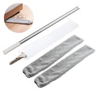 FOONEE Dust Cleaning Brush, Reusable Gap Dust Cleaning Tool, Long Handle Mop Sweep Artifact, Detachable Household Microfibre Duster with Bendable Head, Dust Cleaner Brush for Sofa Bed Bottom Gap
