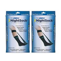 ProStretch Night Sock with Toe Support – Stretch Overnight Relief Sock for Plantar Fasciitis, Tight Calves, Achilles Tendonitis and Runners Cramps, One Size Fits Most (Pair)