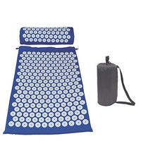Samoii Acupressure Mat, Massage Pad Back and Neck Pain Relief - Acupressure Mat and Pillow Set for Back Neck Pain