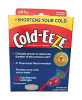 Cold-Eeze Cherry Flavored Cold Remedy Lozenges - Case of: 6; Each Pack Qty: 10; Total Items Qty: 60