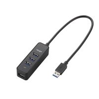 Elecom USB3.0 hub [with magnet] (4-port bus-powered black) U3H-T405BBK