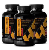 Metabolism Accelerator - Echinacea & Goldenseal Root Extract Complex 300MG - Immune Vitamins for Adults - 3 Bottles (180 Capsules)