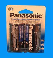 Battery Panasonic D 2Pk Heavy Duty, Case of 12