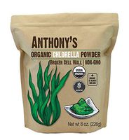 Anthony's Organic Chlorella Powder, 8oz, Non GMO, Gluten Free, Broken Cell Wall