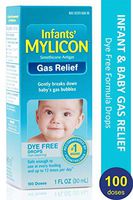 Mylicon Gas Relief Drops for Infants and Babies, Dye Free Formula, 1 Fluid Ounce