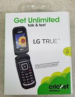 LG B460 "True" Flip Cell Phone (cricket) No Contract