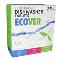 ECOVER ECO-60330P2 Auto Ecological Dishwasher Tablets, 17.6 oz. This multi-pack contains 25 tablets. 25 loads