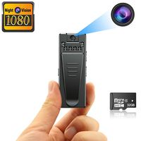Mini Body Camera,Spy Hidden Camera 1080P Mini Nanny Cam with Night Vision Portable Body Cam Pocket Clip Wearable Camera Video Recorder with 32GB SD Card,Small Security Camera for Home and Office
