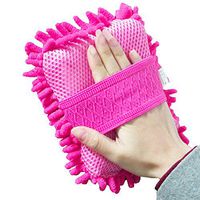 Kylin Express Reusable Chenille Cleaning Accessory Dust Cleaner Duster for Home/Car, Red