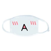 Lightclub White Anime Emoticon Mouth-Muffle Kaomoji Anti-Dust Cute Kawaii Lovely Face Mask (4)