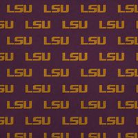 GRAPHICS & MORE LSU Logo on Purple Premium Kraft Roll Gift Wrap Wrapping Paper