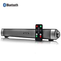 Sound Bar Wired and Wireless Connection, 3D Surround Sound Speaker Bar, Bluetooth Home Theater Silver with 2.0 Channel Remote Control, Dual Connection Methods for TV PC Smartphones Music and Movie