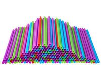 Drinking Straws, 250 Count BPA-Free Multi-Colored Disposable Straws, Assorted - DuraHome