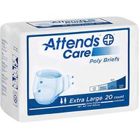 Attends Heavy Absorbency Poly Briefs-X-Large 58 inch to 63 inch,60/Case