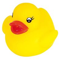 Novelty Place Float and Squeak Rubber Duck Ducky Baby Bath Toy for Kids (12 Pcs)
