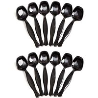 9 Inch Black Spoons (Set of 12)