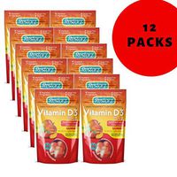 Restorz - Soft Chew Vitamin D3 Gummies (2000 IU) - Helps Support The Growth of Strong Bones and Heart - Peach, Mango & Strawberry Flavors - Assorted Gummy Vitamins (168 Count)