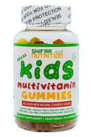 SHIFAA NUTRITION Halal & Vegetarian Gummy Vitamins For kids | 13 Vitamins, Minerals & Antioxidants for Children | Natural & Free of Gelatin Gluten Dairy Eggs Nuts Soy | Halal Vitamins | 90 Gummies