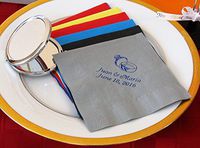 475 personalized beverage napkins wedding napkins custom printed baby shower custom napkins birthday napkins free custom print