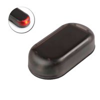 Onerbuy Solar Power Simulated Car Alarm LED Light Anti-Theft Warning Lights Flashing Security Lamp Red