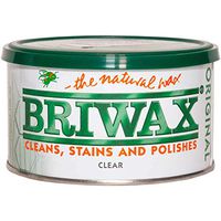 Briwax (Clear) Furniture Wax Polish, Cleans, stains, and polishes.
