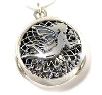Earth Solutions Photo Locket Jewelry Fairy - Made of 925 Sterling Silver. Also Used as an Essential Oils Jewelry Diffuser. Includes Diffuser Pads.