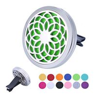 HOUSWEETY Essential Oil Diffuser Necklace Aromatherapy Diffuser Locket Pendant and Essential Oil Diffuser Bracelet