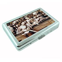 Perfection In Style Metal Silver Cigarette Case Vintage Saloon Ladies Design 003