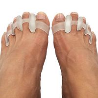 Gel Toe Separators and Bunion Toe Spacers for Men and Women Toe Straightener Corrector Splint (1 pair)