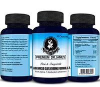 Premium Dr.James Advanced Glutathione 1000mg Skin Whitening Supplement 60 Capsules Antioxidant to Support Liver Health & Detox - Max Strength Glutathione Powder Pills to Help Immune & Brain Function