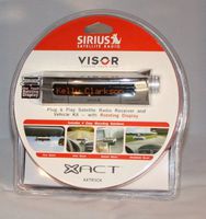 Sirius Satellite Radio Visor Receiver & Vehicle Kit AXTR3CK