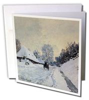 3D Rose Greeting Cards with Envelopes - Set of 12 Greeting Card (gc_180241_2)