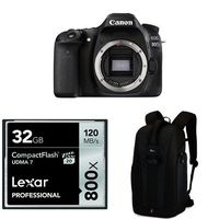 Canon EOS 80D Digital SLR Camera Body Accessory Bundle