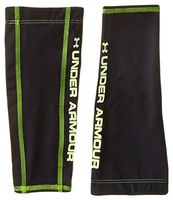 Under Armour Men's HeatGear ArmourVent Calf Sleeve, Black /High-Vis Yellow, X-Small