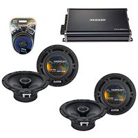 Compatible with Nissan 300ZX 1990-1996 OEM Speaker Replacement Harmony (2) R65 & CXA300.4 Amp (Renewed)