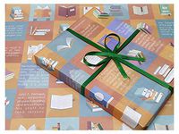 eVincE Large Thick Book Gift Wrapping Paper | for Kids and Adults, Anniversary or Book Lovers | Facts About Reading | Thoughtful Purpose to wrap Gifts | Set of 25 Sheets (50 x 70 cms)(Orange)
